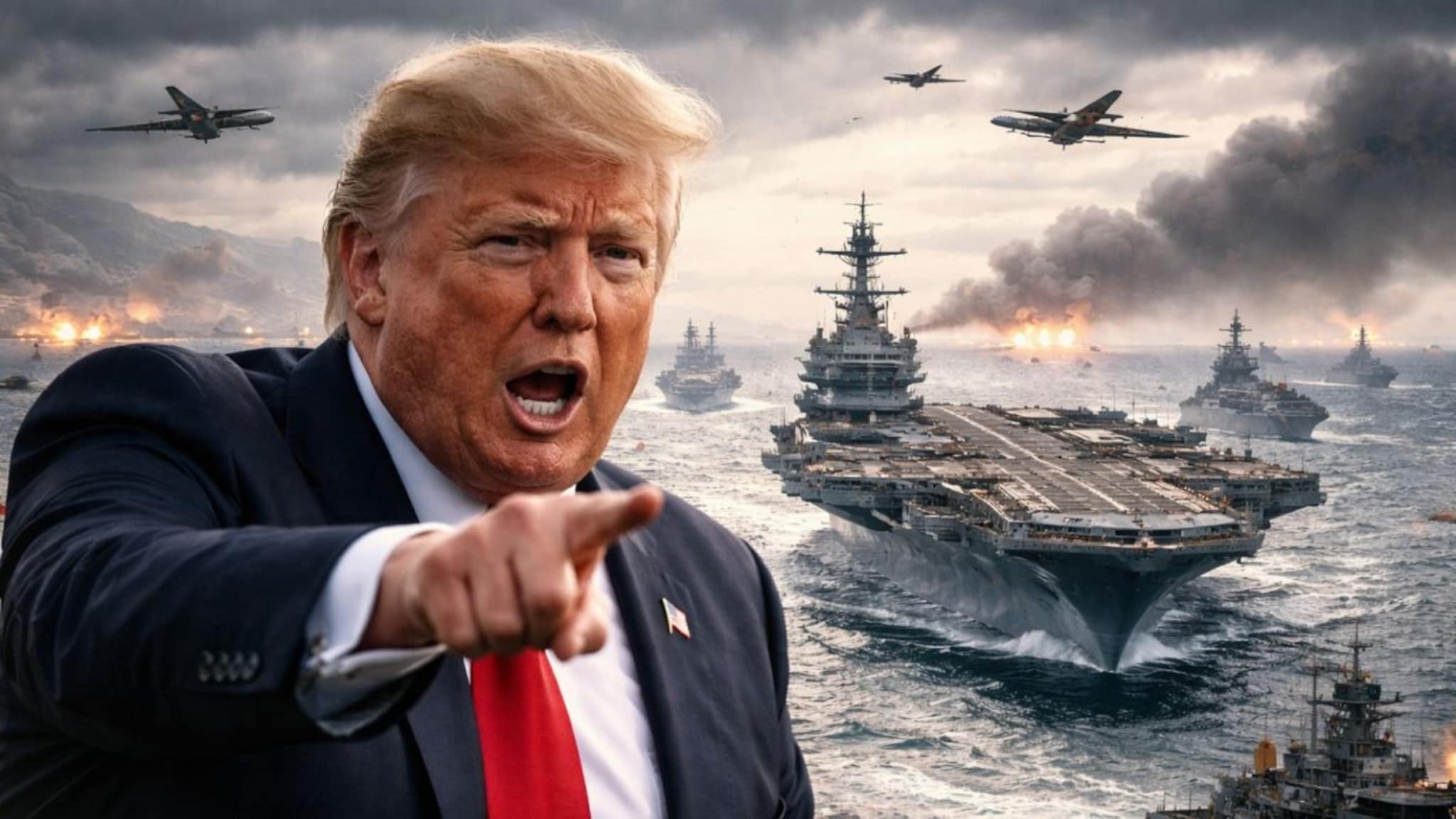 मी अजून सांगतोय तातडीने करार करा, नाही तर भयानक हल्ला करू; ट्रम्प यांची थेट धमकी, अमेरिका–इराण तणाव टोकाला