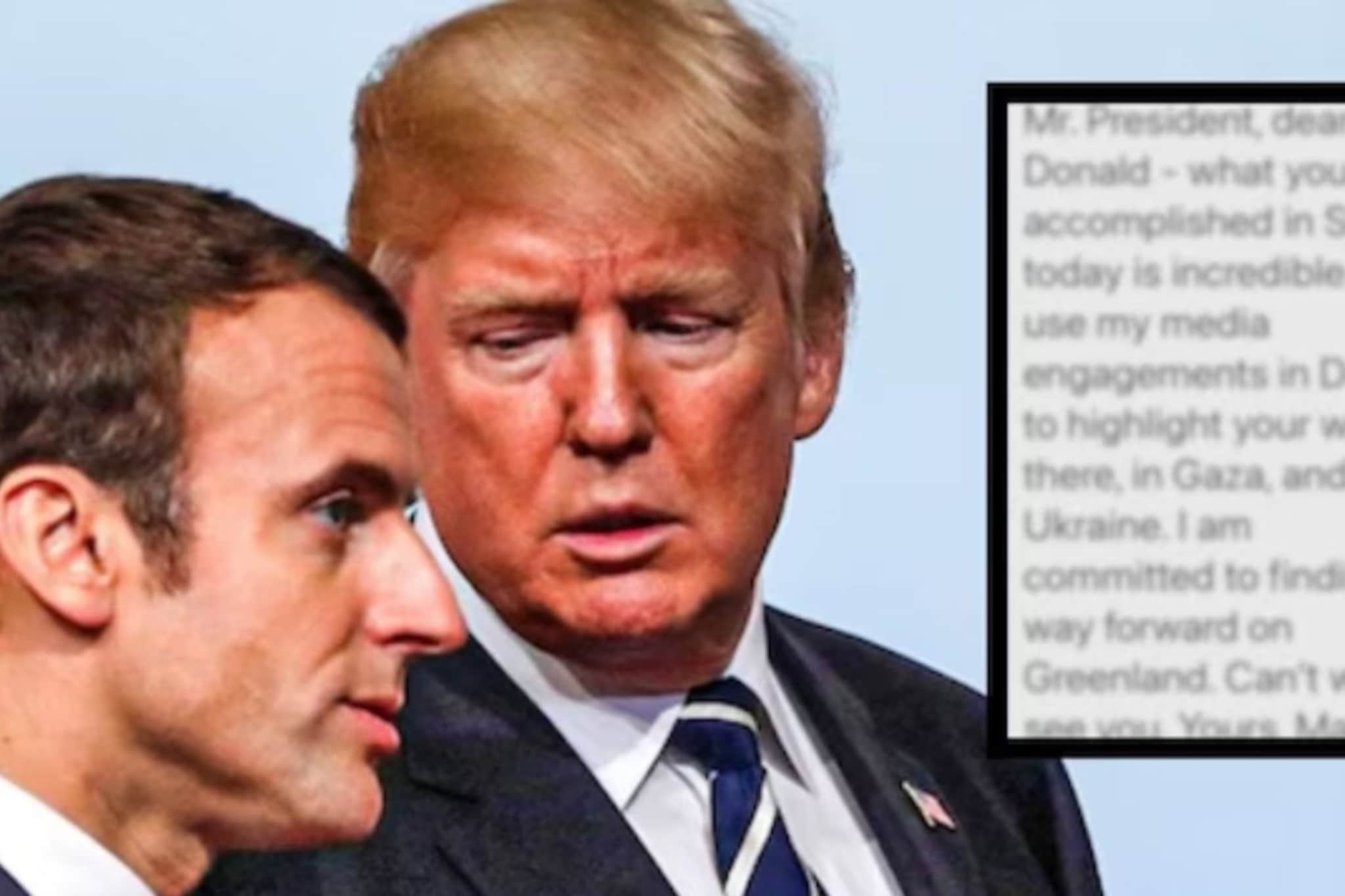 डोनाल्ड ट्रम्प यांची फ्रान्सला धमकी,मॅक्रॉन यांचा Private Message सार्वजनिक केला