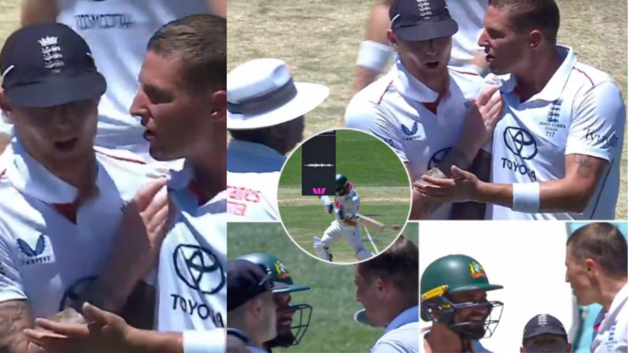 ENG vs AUS : अखेरच्या दिवशी LIVE मॅचमध्ये राडा, इंग्लंडचे खेळाडू भिडले, DRS चा घपला अन् बेन स्टोक्स अंपायरवर संतापला; पाहा Video