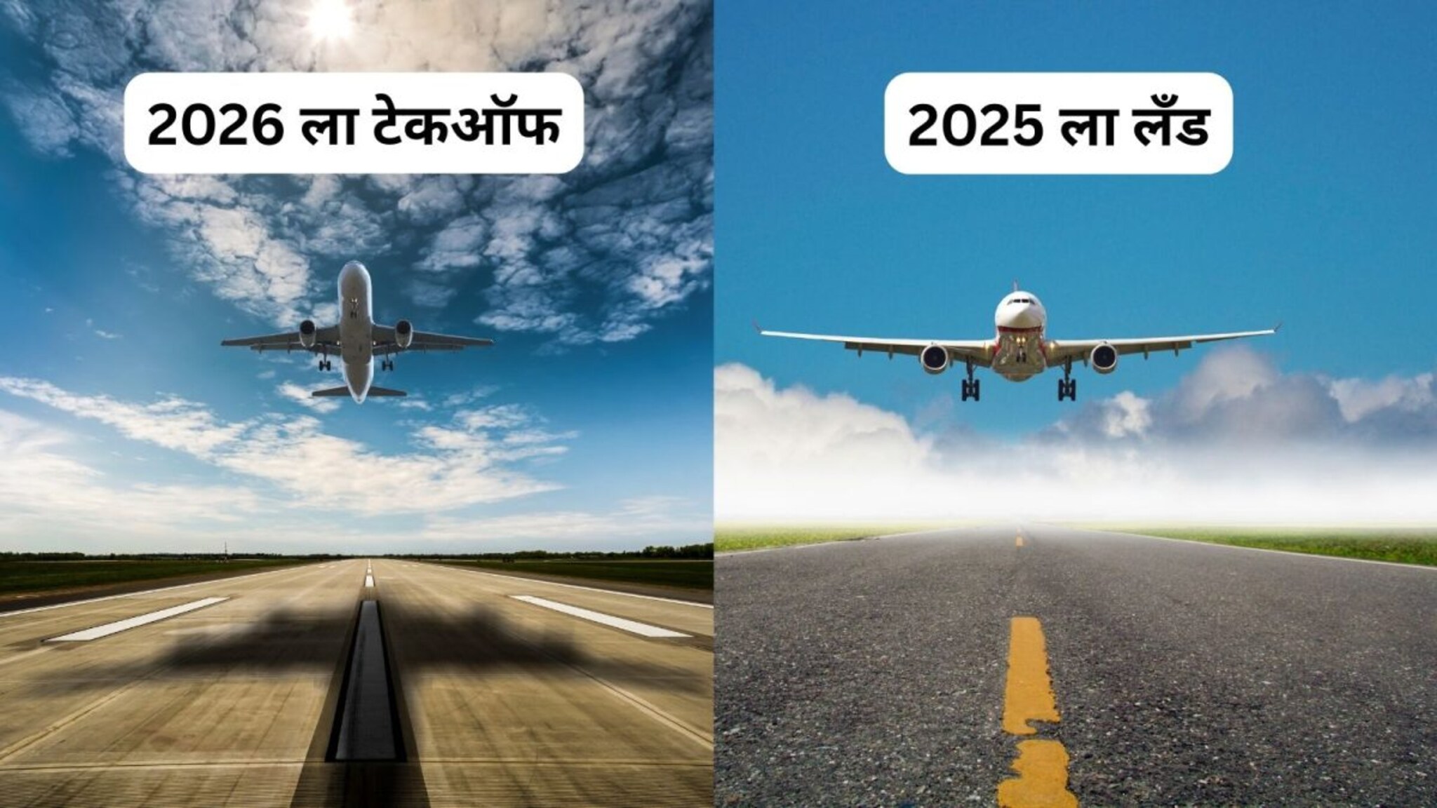 ओ तेरी! विमानाने टेक ऑफ केलं आणि 2026 मधून 2025 सालात लँड झालं, कसं काय?