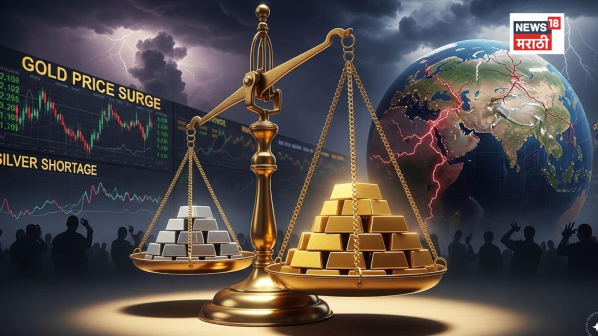 Gold Silver Price: अमेरिकेची धमकी, चीननं खेळ बिघडवला, सोनं-चांदीच्या बाजारात हाहाकार, ४८ तासांत २५ हजारांची उसळी