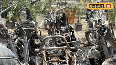 दहिसरमधील संभाजी नगरमध्ये मध्यरात्री आगीचा थरार ; एका दुचाकीला लावलेली आग ठरली म