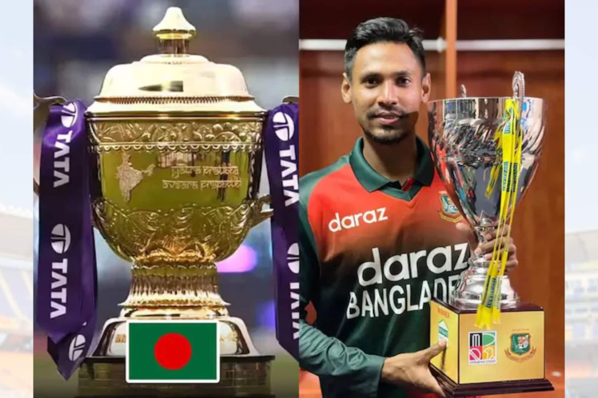 बांगलादेशकडून IPL वर ब्लॅकआउट, एकही मॅच दिसणार नाही; मुस्ताफिझूरवरून मोठा ड्रामा बांगलादेशकडून IPL वर ब्लॅकआउट, एकही मॅच दिसणार नाही; मुस्ताफिझूरवरून मोठा ड्रामा