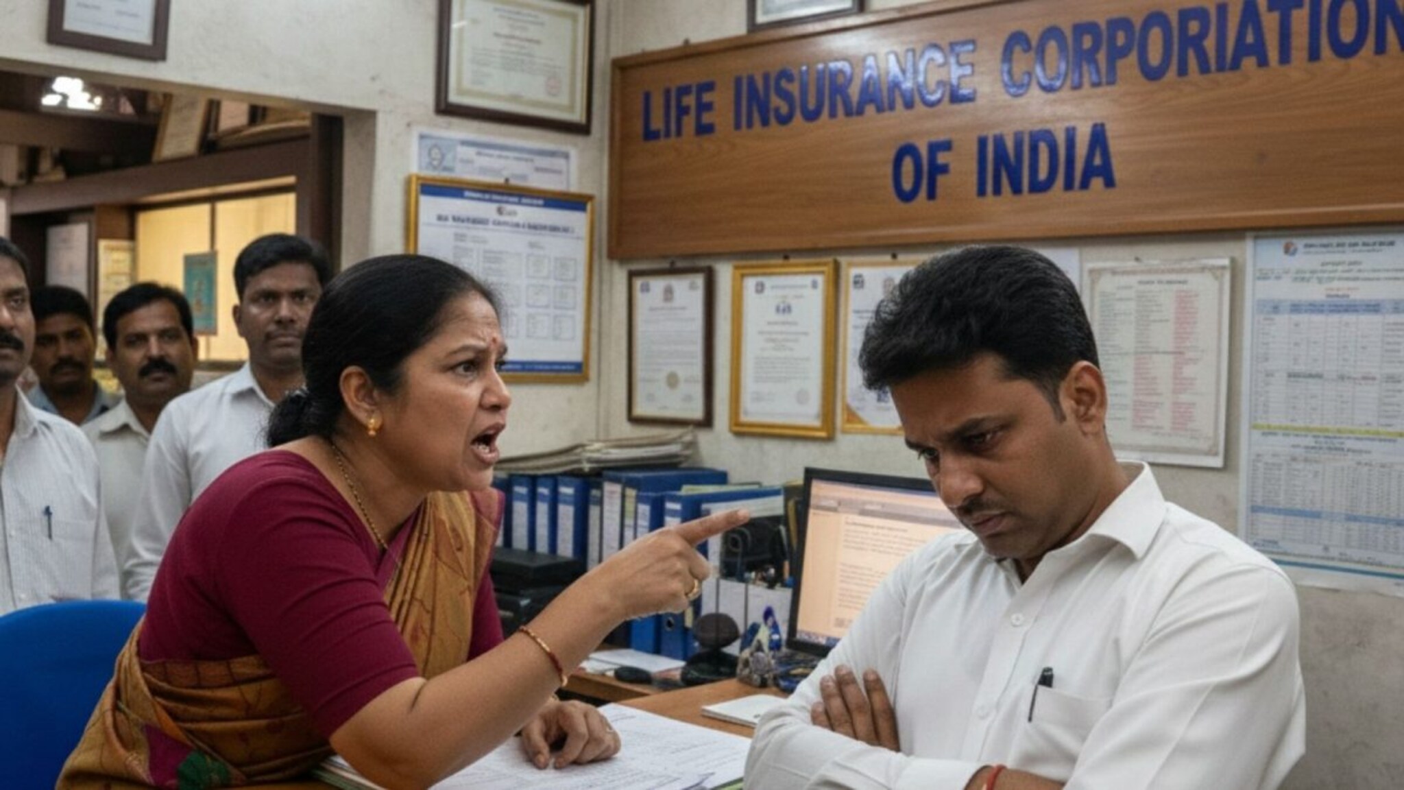 LIC Office Fire Death : एलआयसीच्या 40 डेथ क्लेम पेंडिंग; कर्मचाऱ्याने बॉसला जिवंत जाळलं