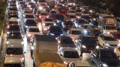 mumbai western express highway traffic jam 