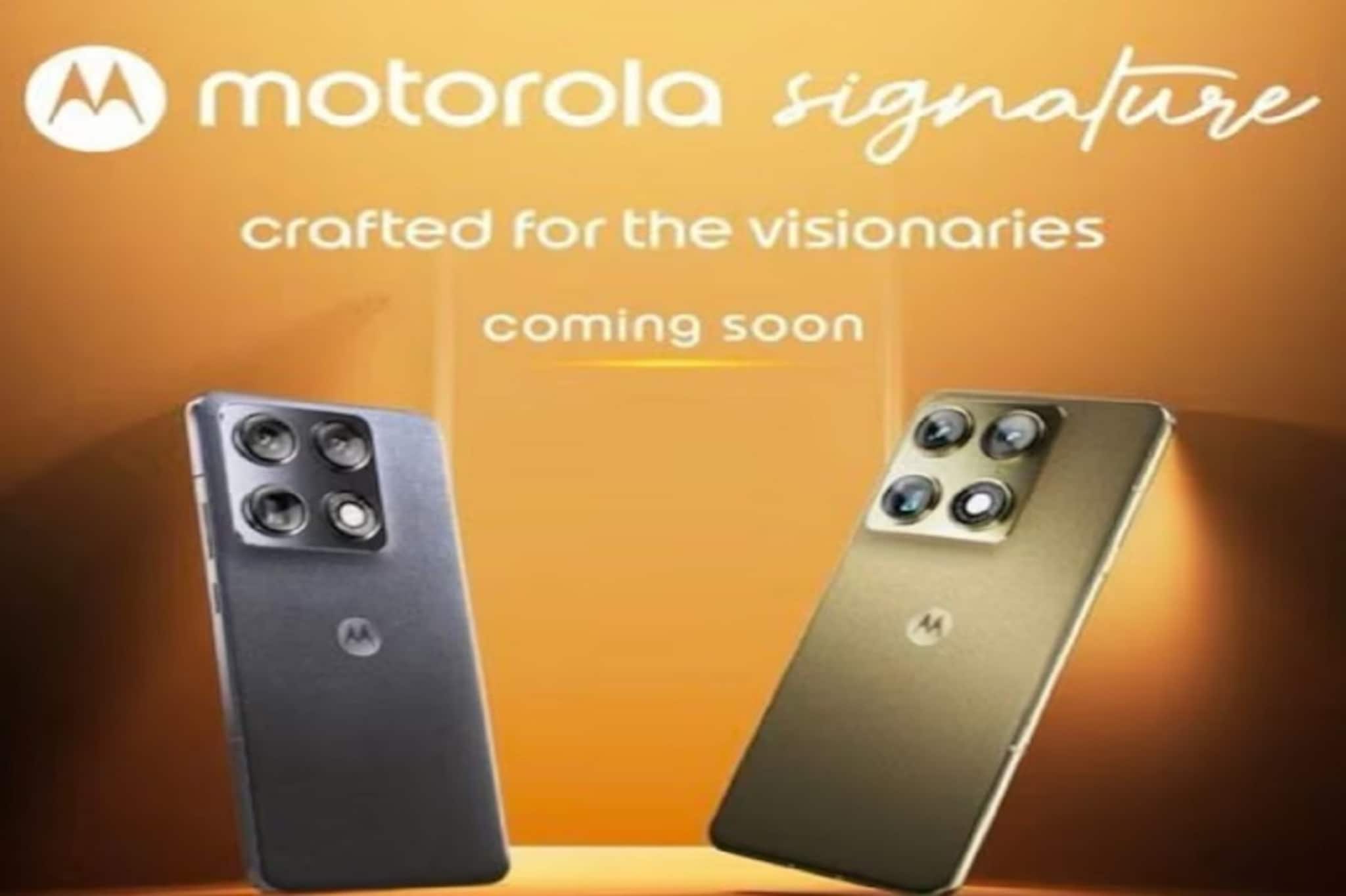 Motorolaचा मास्टरस्ट्रोक! आयफोनला टक्कर देणार Signature, कधी होणार लॉन्च?