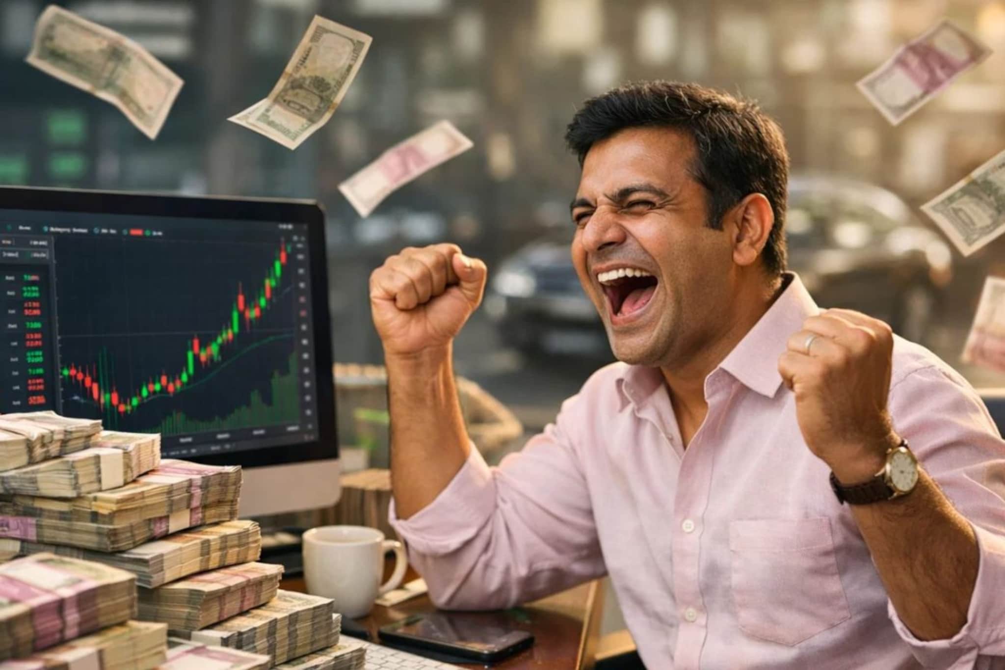 दीड रुपयांच्या शेअरने बाजारात खळबळ उडवली; पैसा दुप्पट नाही थेट कोटींमध्ये दीड रुपयांच्या शेअरने बाजारात खळबळ उडवली; पैसा दुप्पट नाही थेट कोटींमध्ये