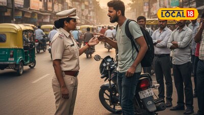 मुंब्रा में ट्रैफिक फाइन पर विवाद, युवक ने महिला पुलिसकर्मी पर किया हमला.