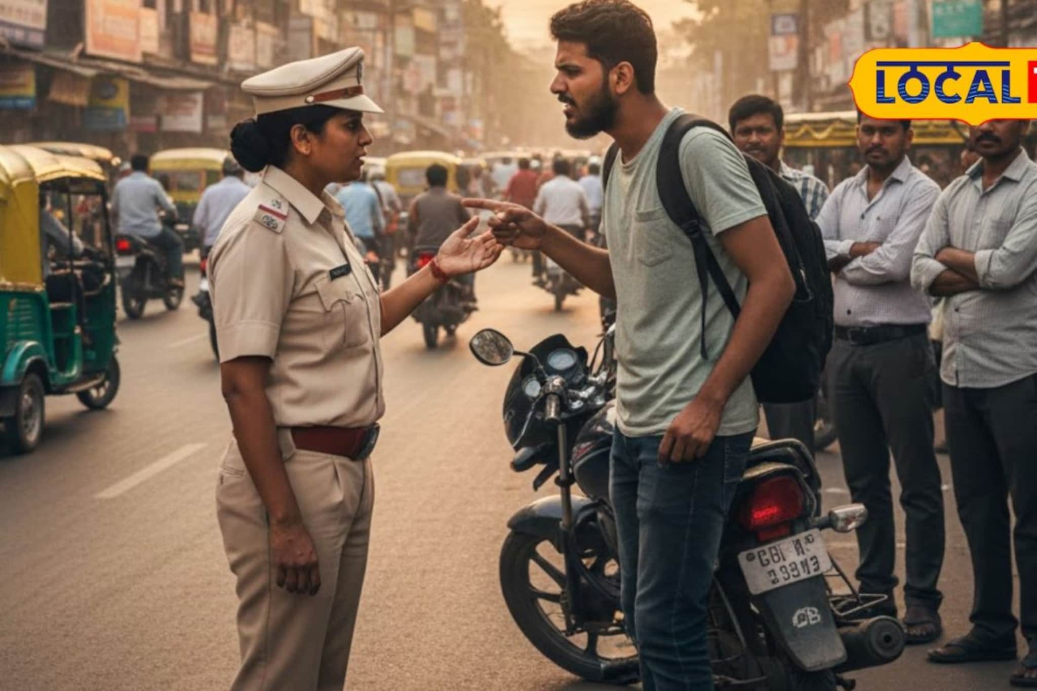 भररस्त्यात महिला वाहतूक पोलिसासोबत धक्कादायक प्रकार, मुंब्रा हादरले भररस्त्यात महिला वाहतूक पोलिसासोबत धक्कादायक प्रकार, मुंब्रा हादरले