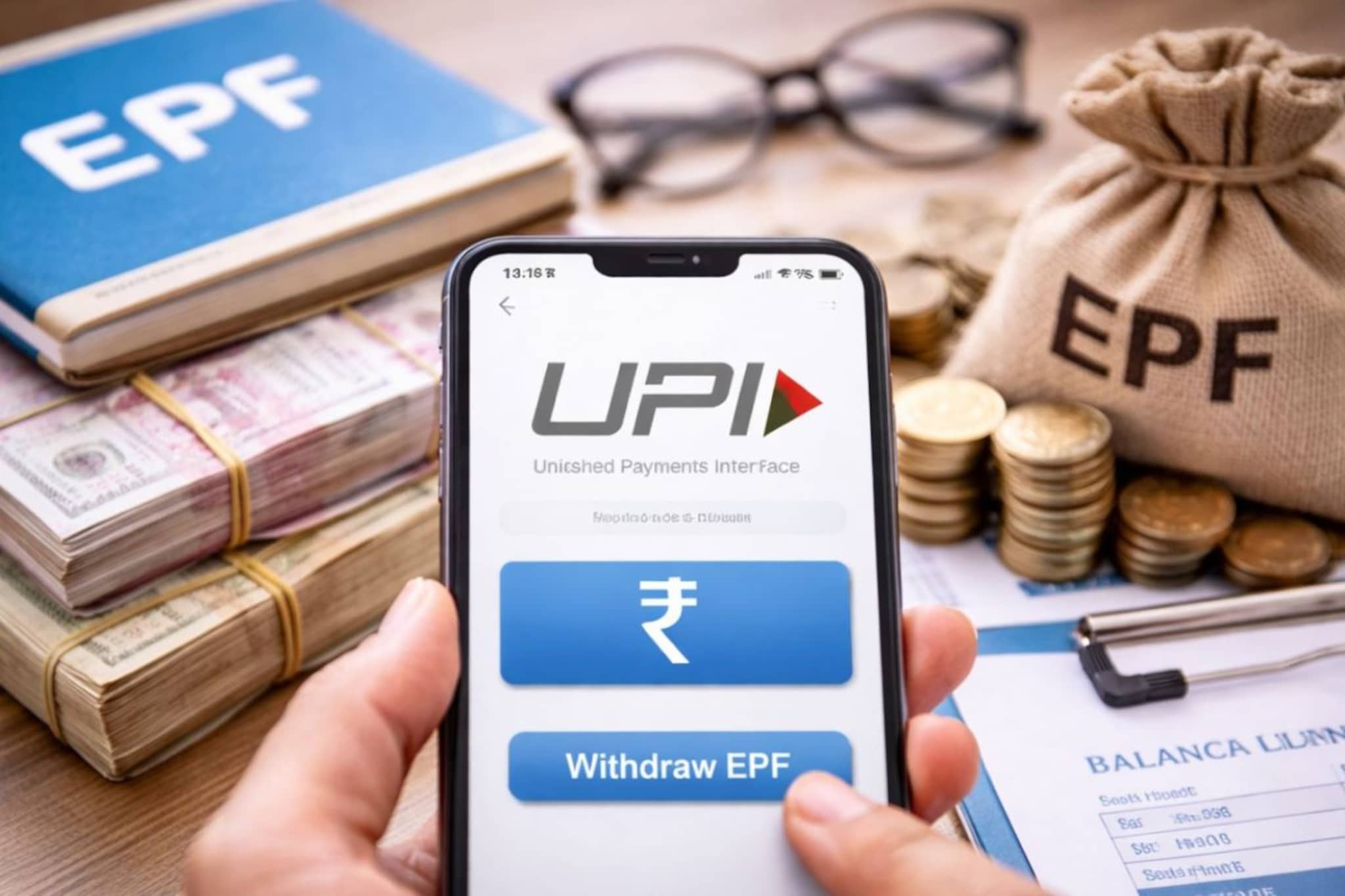 PF वर सरकारने दिली सर्वात मोठी अपडेट, UPI मधून थेट पैसे काढण्याची तारीख जाहीर