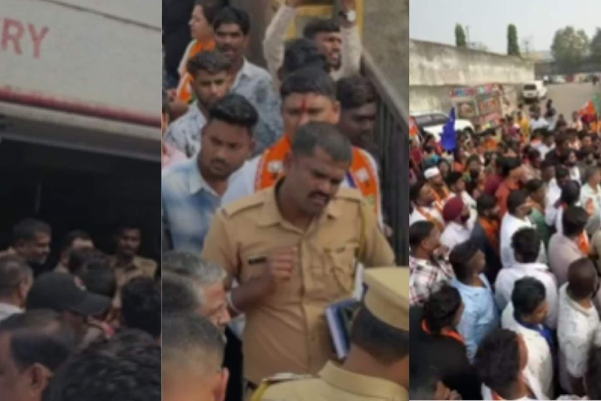 'या सोसायटीत प्रचार करायचा नाही', पिंपरीत राष्ट्रवादी - भाजप भिडले; गेटवरच राडा