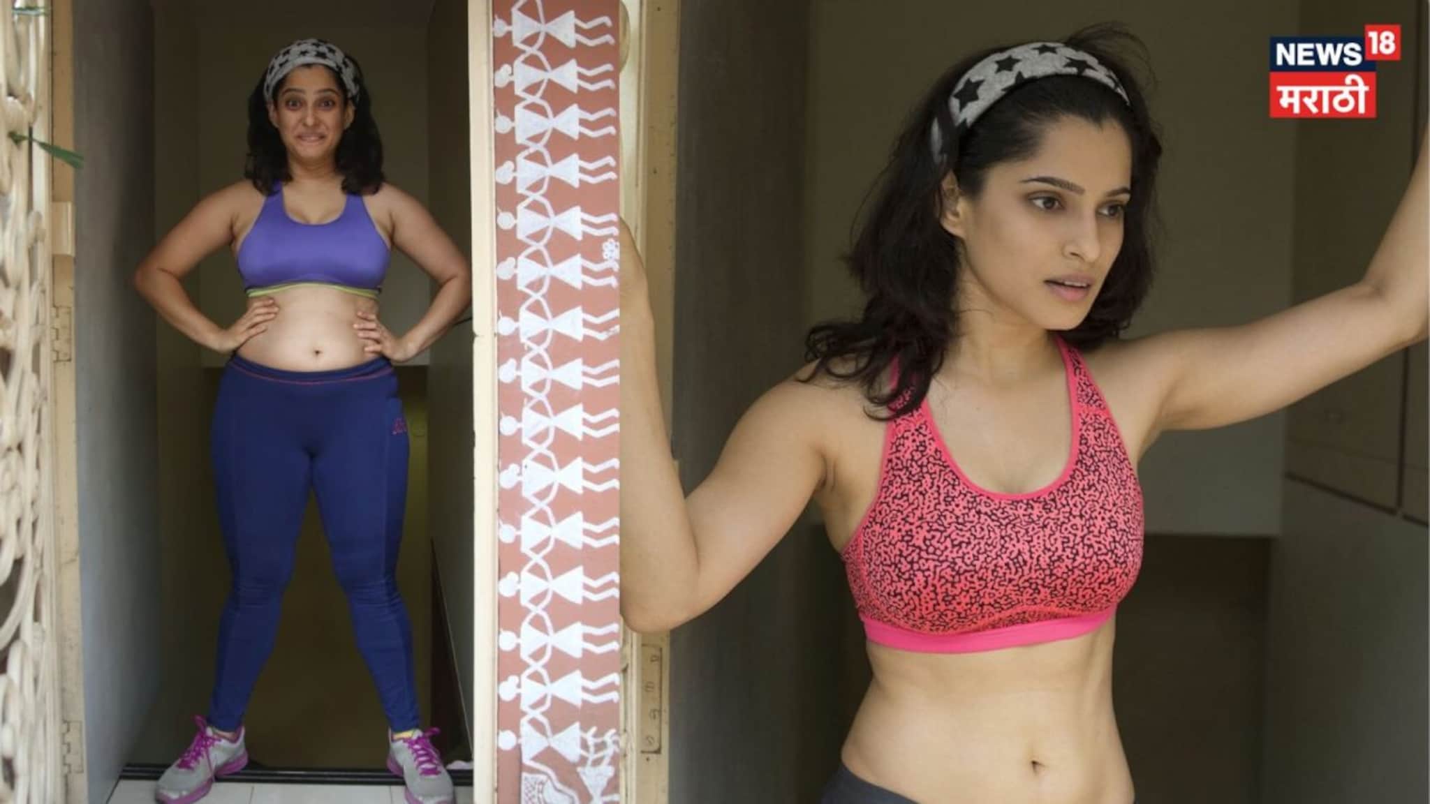 प्रिया बापटच्या फिटनेस ट्रान्सफॉर्मेशनने इंटरनेटवर लावली आग, 10 वर्षांची मेहनत अन् 'ते' 20 फोटो शेअर करत सर्वच सांगितलं