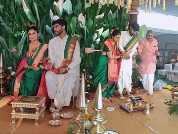 अशोक मामांची ऑनस्क्रिन मुलगी अडकली विवाहबंधनात PHOTOS