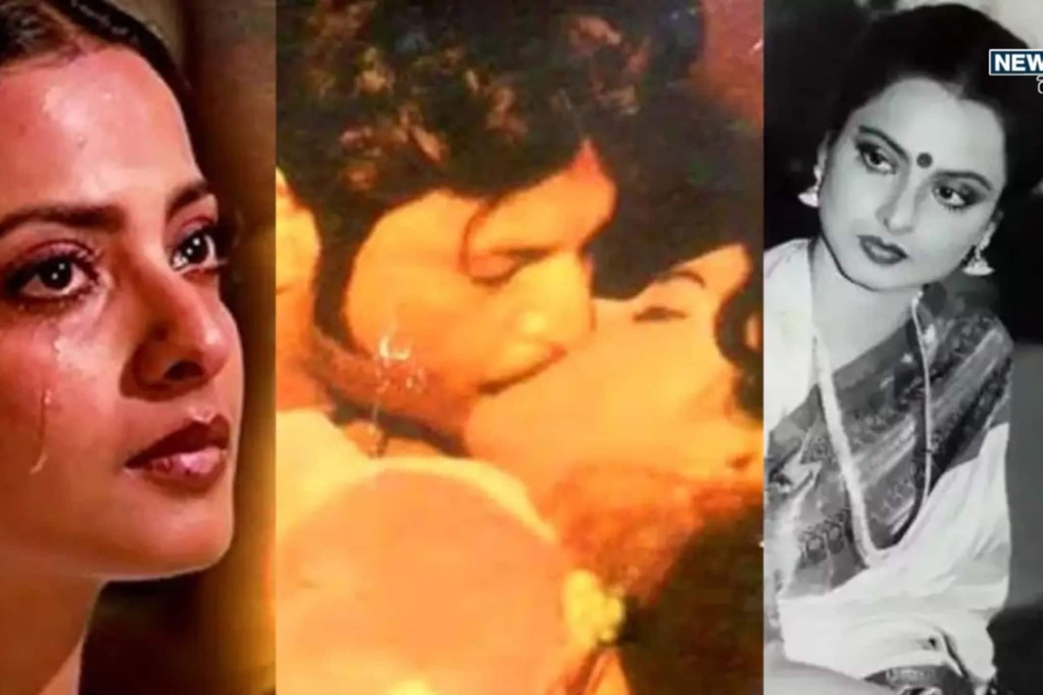 जबरदस्तीने Kiss, रक्तस्राव, असह्य वेदनांनी तडफडत राहिलेली रेखा जबरदस्तीने Kiss, रक्तस्राव, असह्य वेदनांनी तडफडत राहिलेली रेखा