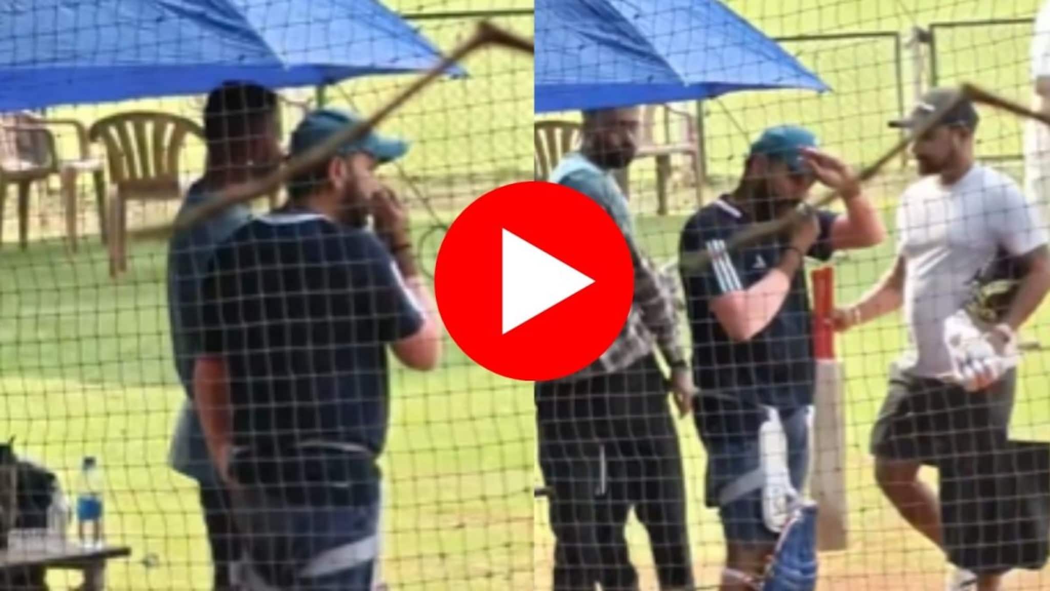 Rohit Sharma : अरे नको रे...,चाहत्याने असं काय मागितलं की रोहितची सटकली, मुंबईच्या ग्राऊंडमधला VIDEO VIRAL