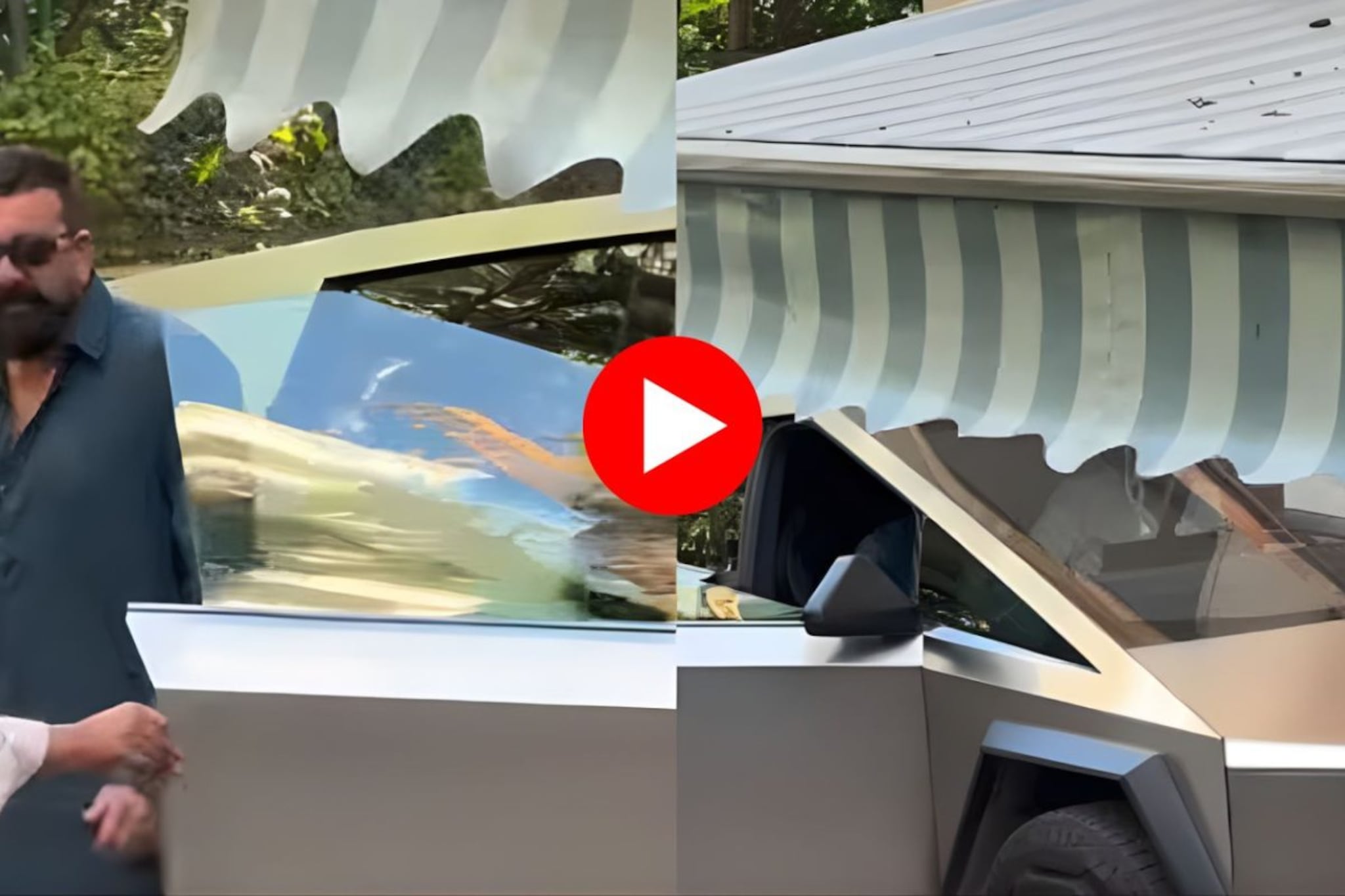 Sanjay Dutt ने मुंबईच्या रस्त्यावर चालवली Tesla Cybertruck, VIDEO व्हायरल