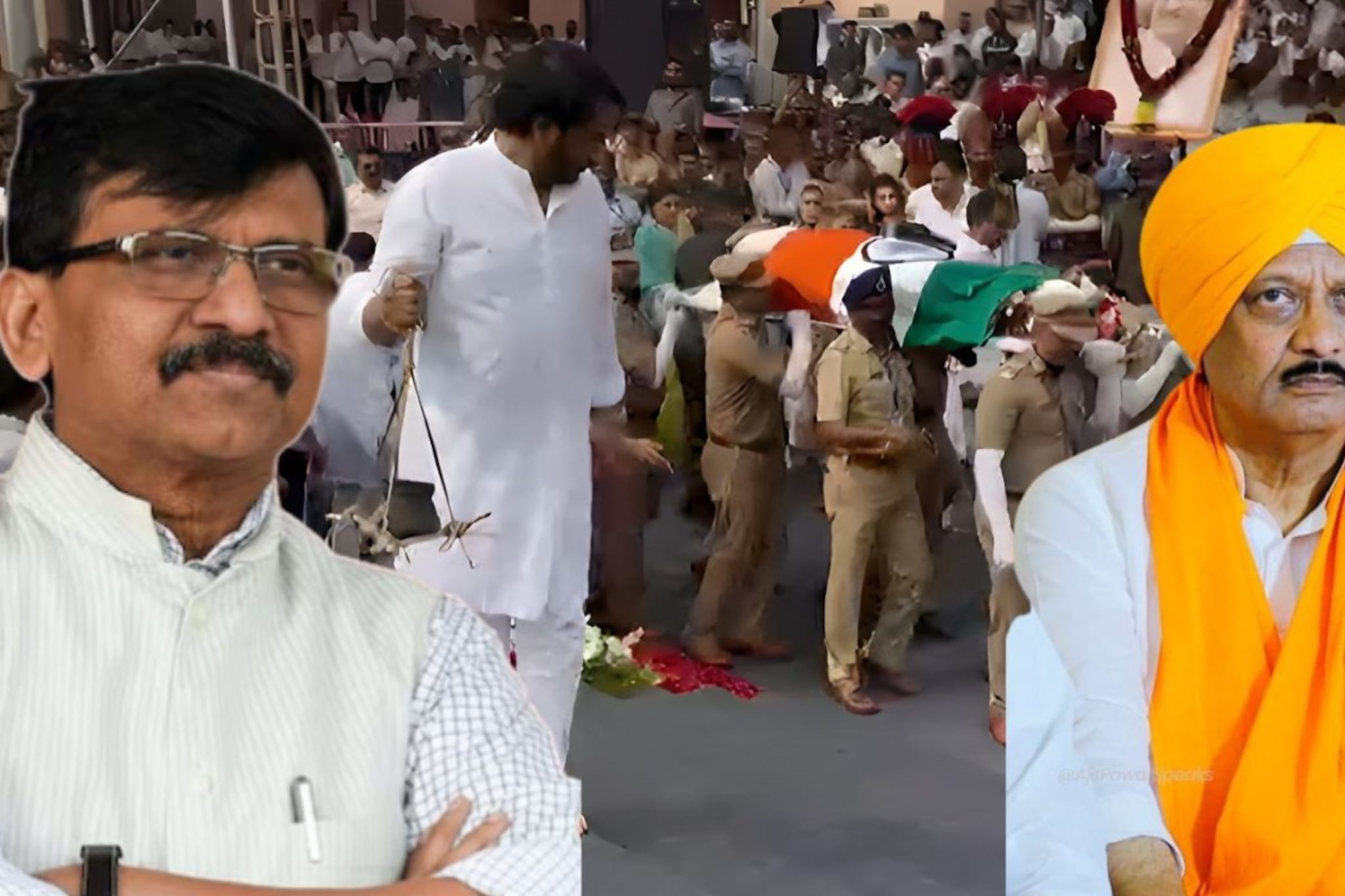 आरोप मागे घ्या, तीच दादांना श्रद्धांजली, राऊत भाजपच्या पानभर जाहिरातींवर भडकले