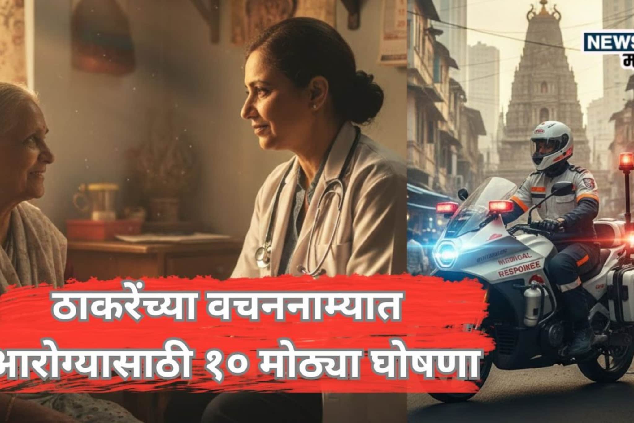 Shiv Sena UBT MNS Election Manifesto: मुंबईकरांना मोफत औषधं आणि गल्लीबोळात 'बाईक ॲम्बुलन्स'! ठाकरेंच्या वचननाम्यात आरोग्यासाठी १० मोठ्या घोषणा