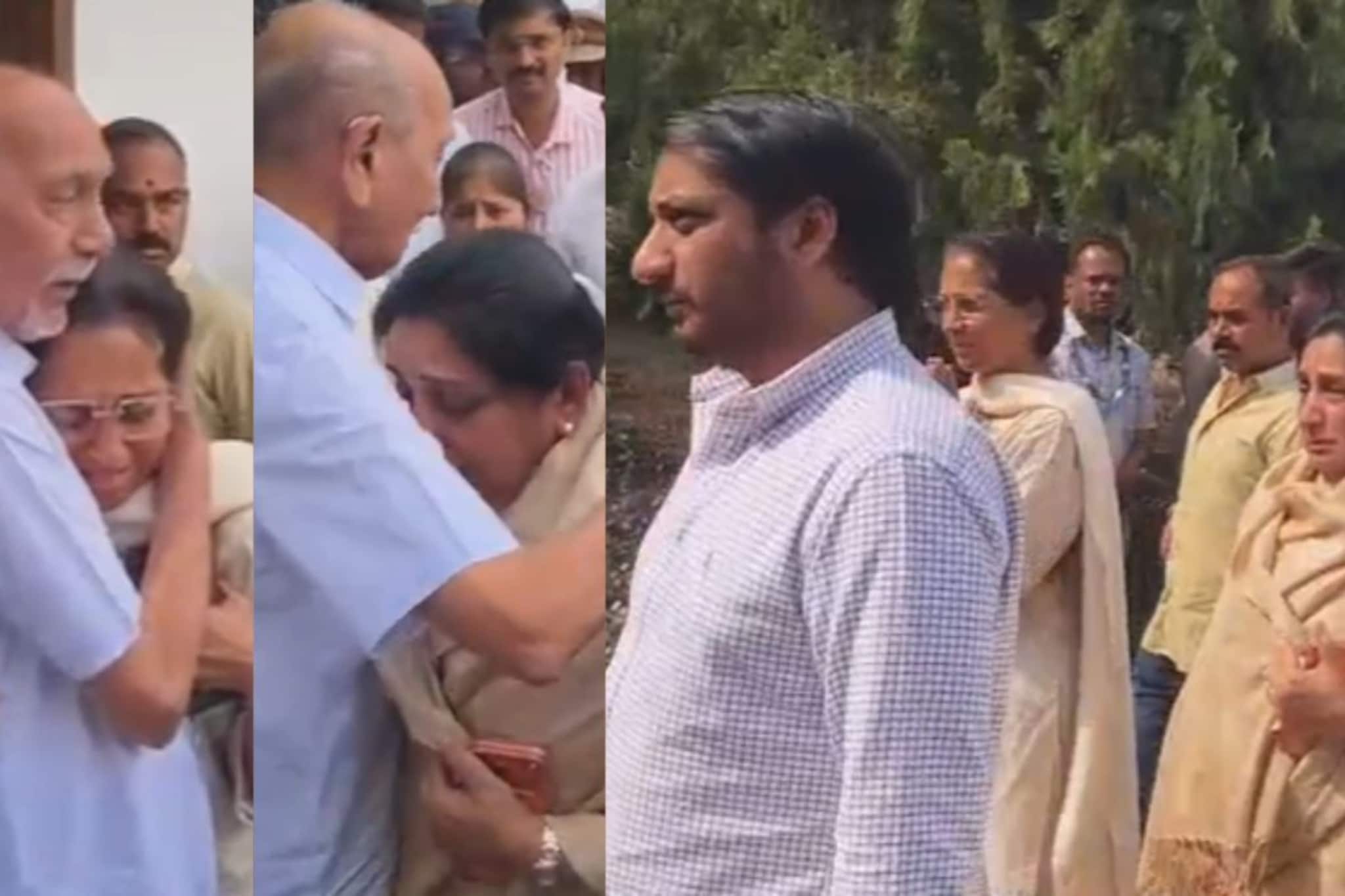 पार्थ-सुनेत्रा-सुप्रिया सुळे बारामतीत उतरल्या, मणियारांच्या गळ्यात पडून रडले