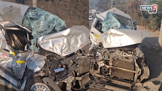 ठाणे हादरलं! घोडबंदर रोडवर विचित्र अपघात; ५ ते ६ कारची धडक, वाहनांचा चक्काचूर ठाणे हादरलं! घोडबंदर रोडवर विचित्र अपघात; ५ ते ६ कारची धडक, वाहनांचा चक्काचूर