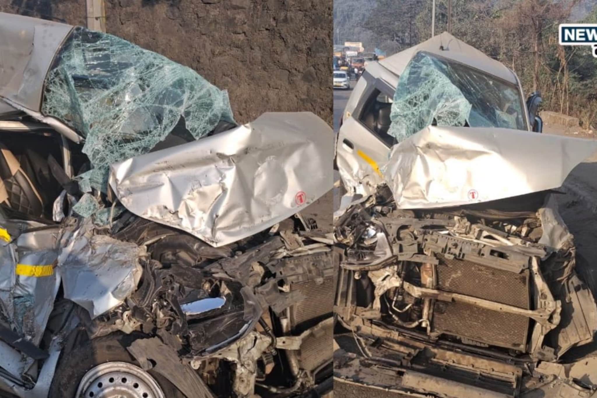 ठाणे हादरलं! घोडबंदर रोडवर विचित्र अपघात; ५ ते ६ कारची धडक, वाहनांचा चक्काचूर