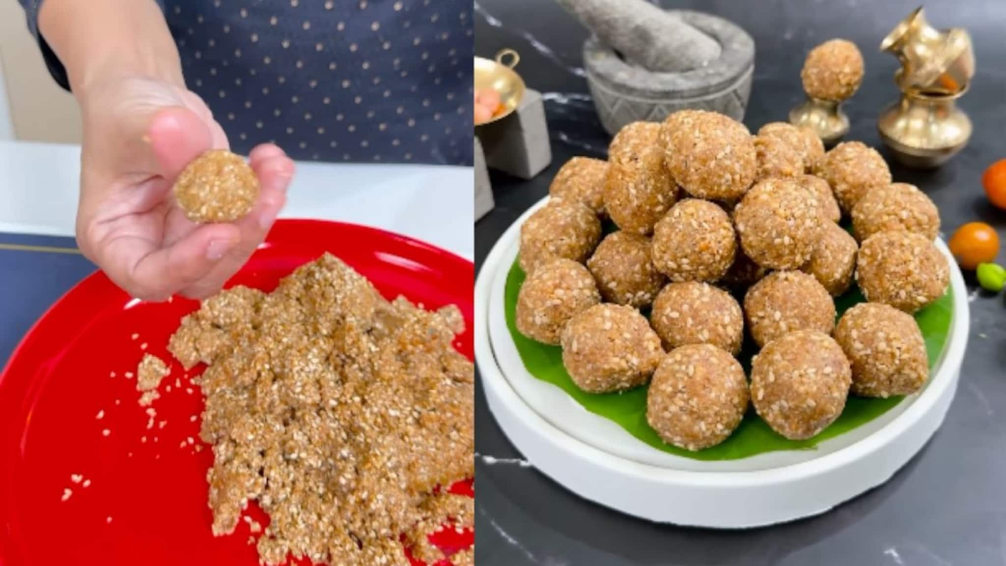 Tilgul Ladoo Recipe : पाक न करता, हाताला चटके न देता मऊसूद तिळगुळाचे लाडूची रेसिपी