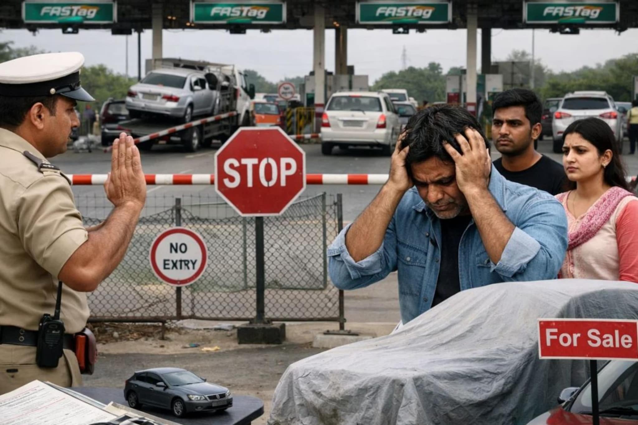 सरकारचा मोठा झटका, टोल नाक्यावरील एक चूक महागात पडेल; विसरून जा गाडी विकणं