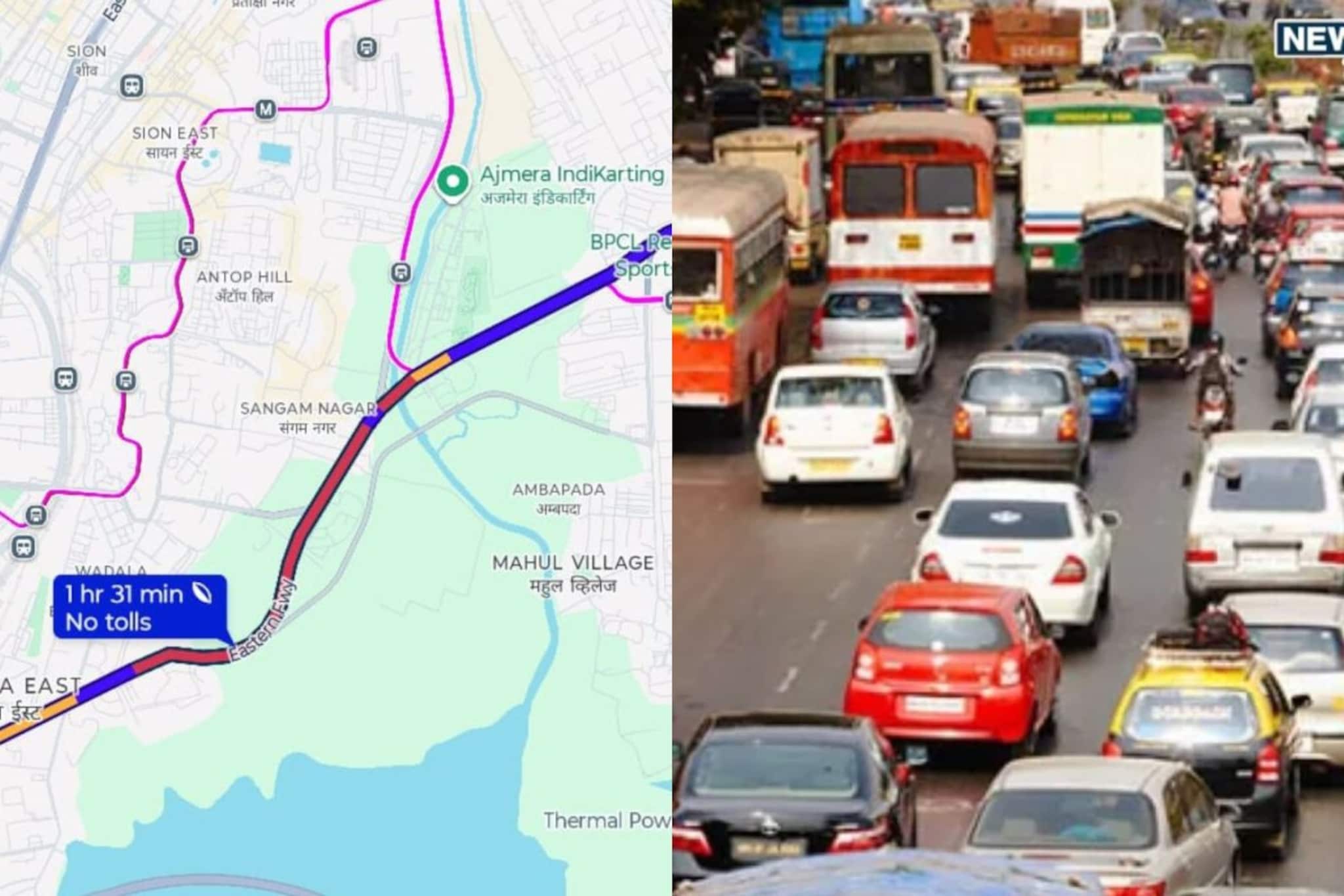 लाँग विकेंड संपला अन् रस्ते जाम झाले; ऑफिसला पोहोचायला २ तासांहून अधिक वेळ