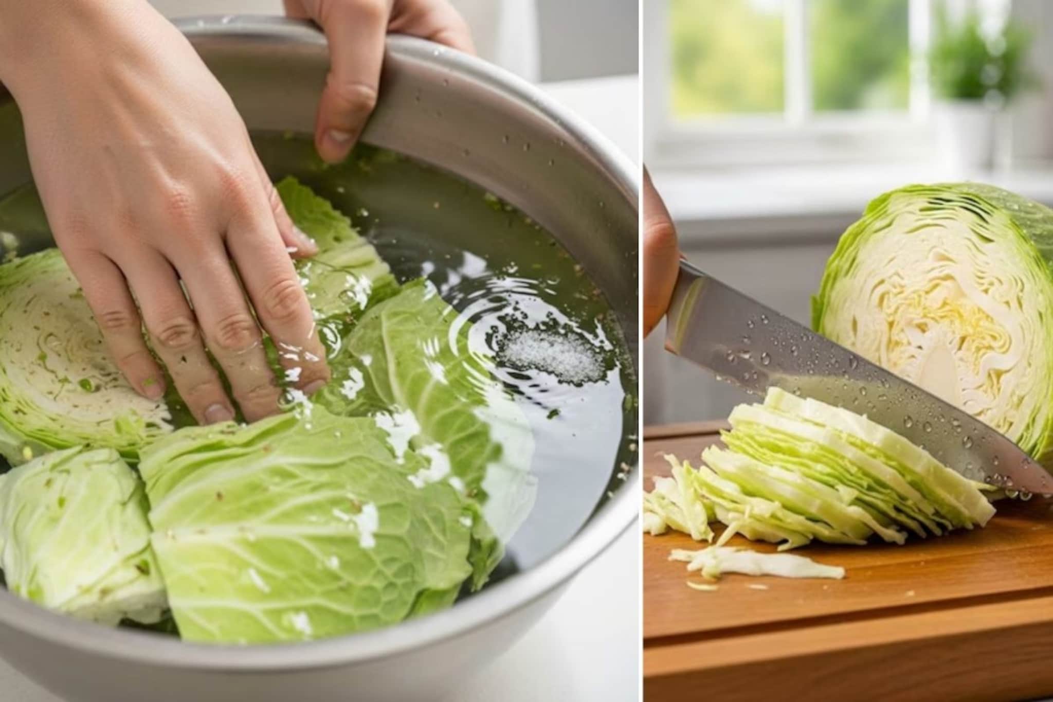 फक्त पाण्यात भिजवणं पुरेसं नाही; पाहा कोबी धुण्याची योग्य पद्धत, तरंच होईल साफ