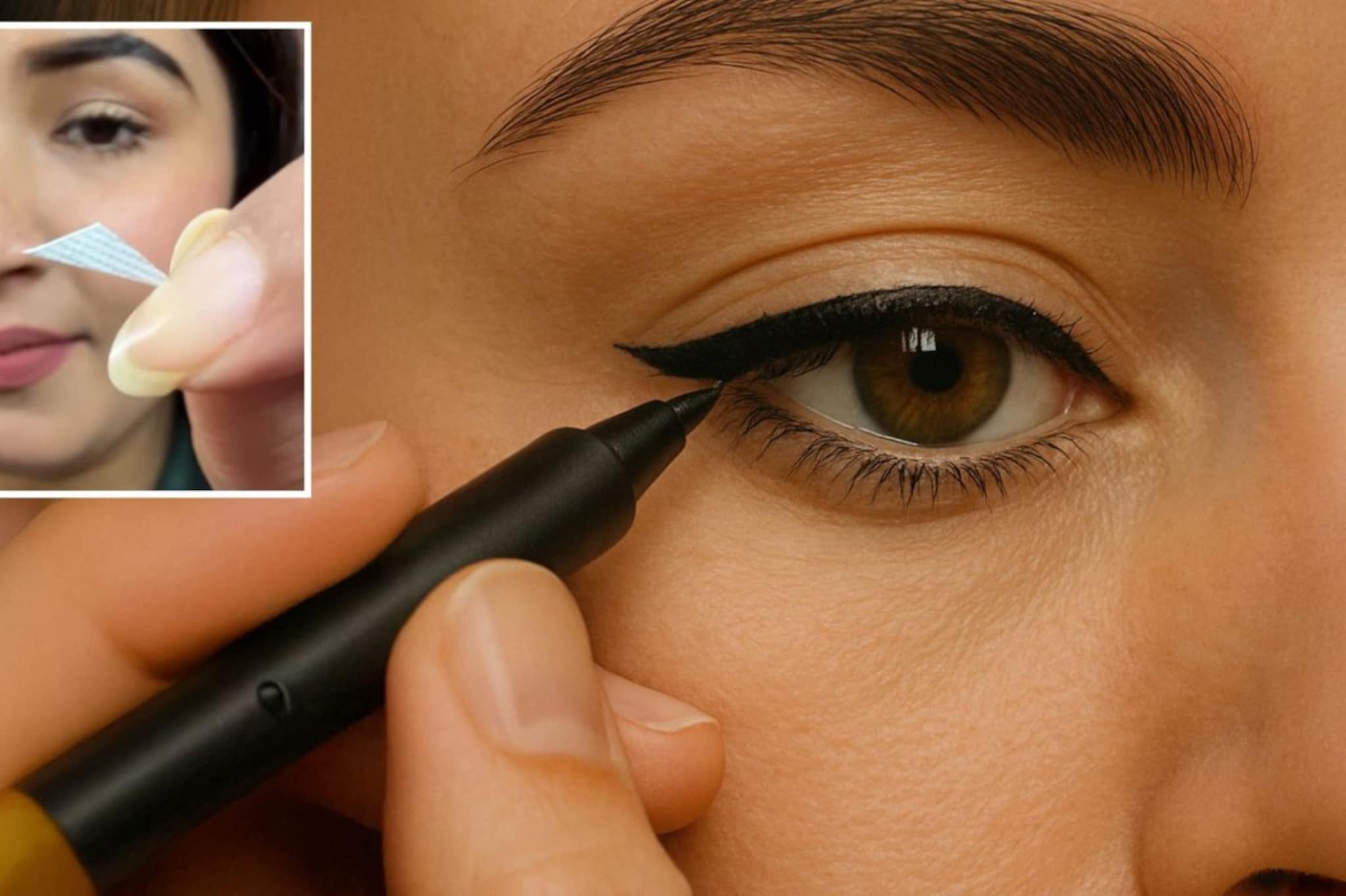 स्वतःचं आयलायनर लावता येत नाही? मुलीने शेअर केला भन्नाट हॅक, मिळेल परफेक्ट शेप!