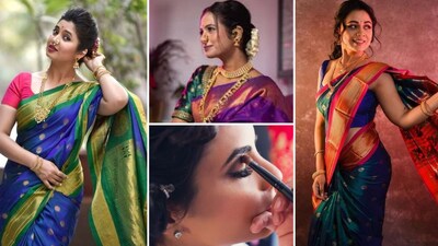 संक्रांत सणासाठी पारंपरिक लूक