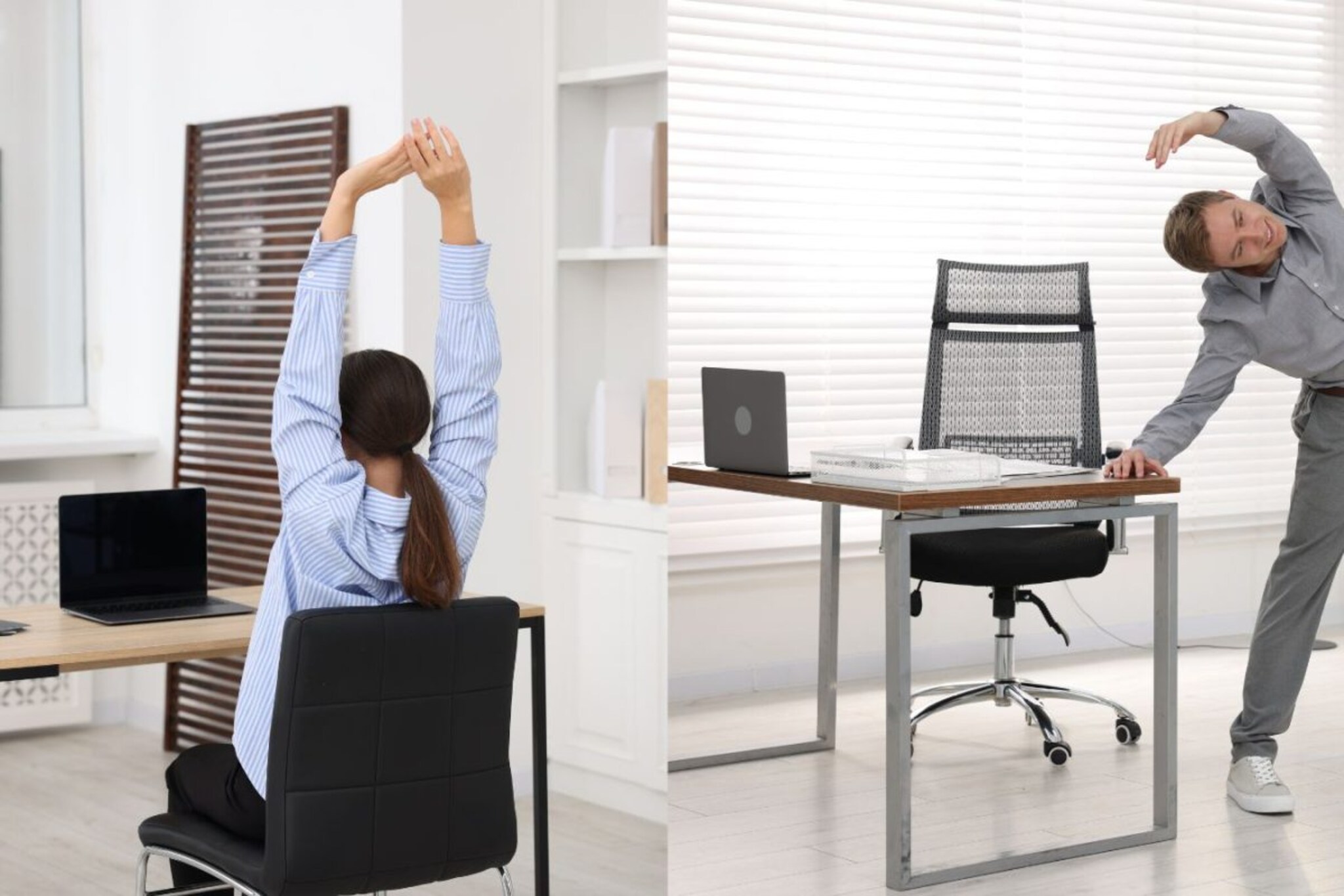 Health Tips : सलग काम करताय ? दोन मिनिटं थांबा, सोपे व्यायाम करा, फिट राहा