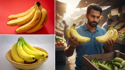 कॅल्शियम कार्बाइड वापरून पिकवलेली केळी