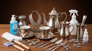 काही सोपे उपाय करून तुम्ही चांदीच्या दागिन्यांची चमक परत आणू शकता. काही सोपे उपाय करून तुम्ही चांदीच्या दागिन्यांची चमक परत आणू शकता.
