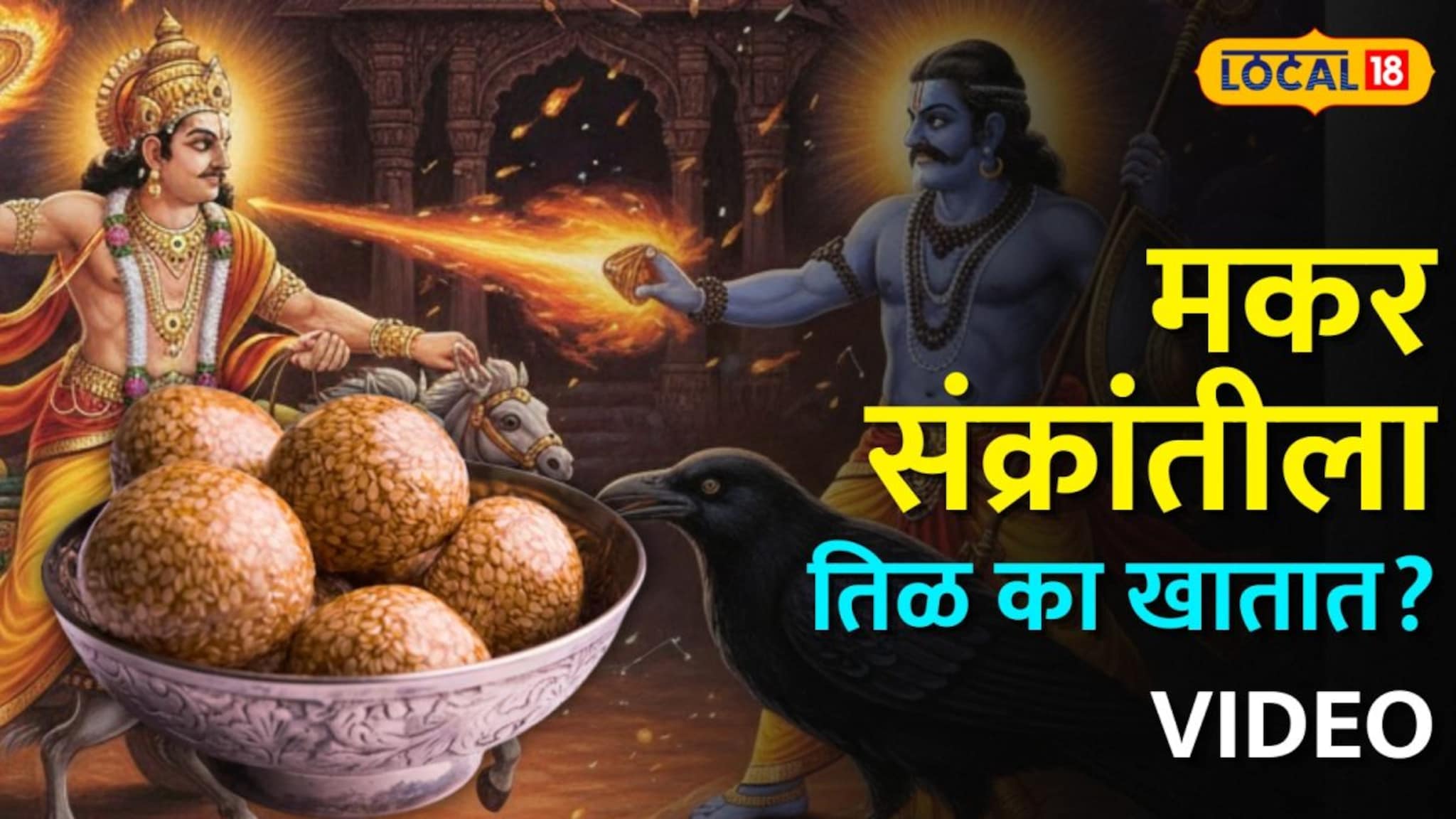 सूर्यदेवाने शनिदेवाचे घर का जाळले होते? मकर संक्रांतीला तीळ खाण्यामागे दडलीये \'ही\' थक्क करणारी कथा