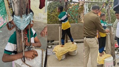 नागपुर में माता-पिता ने 12 साल के बेटे को जंजीरों से बांधा, 3 महीने से चल रहा था अत्याचार.