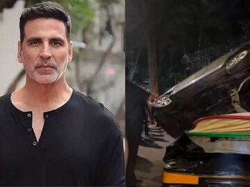 अक्षयकुमारच्या ताफ्यातील कारचा भीषण अपघात, नांगरे पाटीलही घटनास्थळी पोहोचले