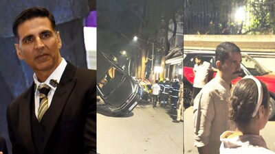 Akshay Kumar's Convoy Car in Horrific Accident; Auto Driver Injured, Nangre Patil on Scene