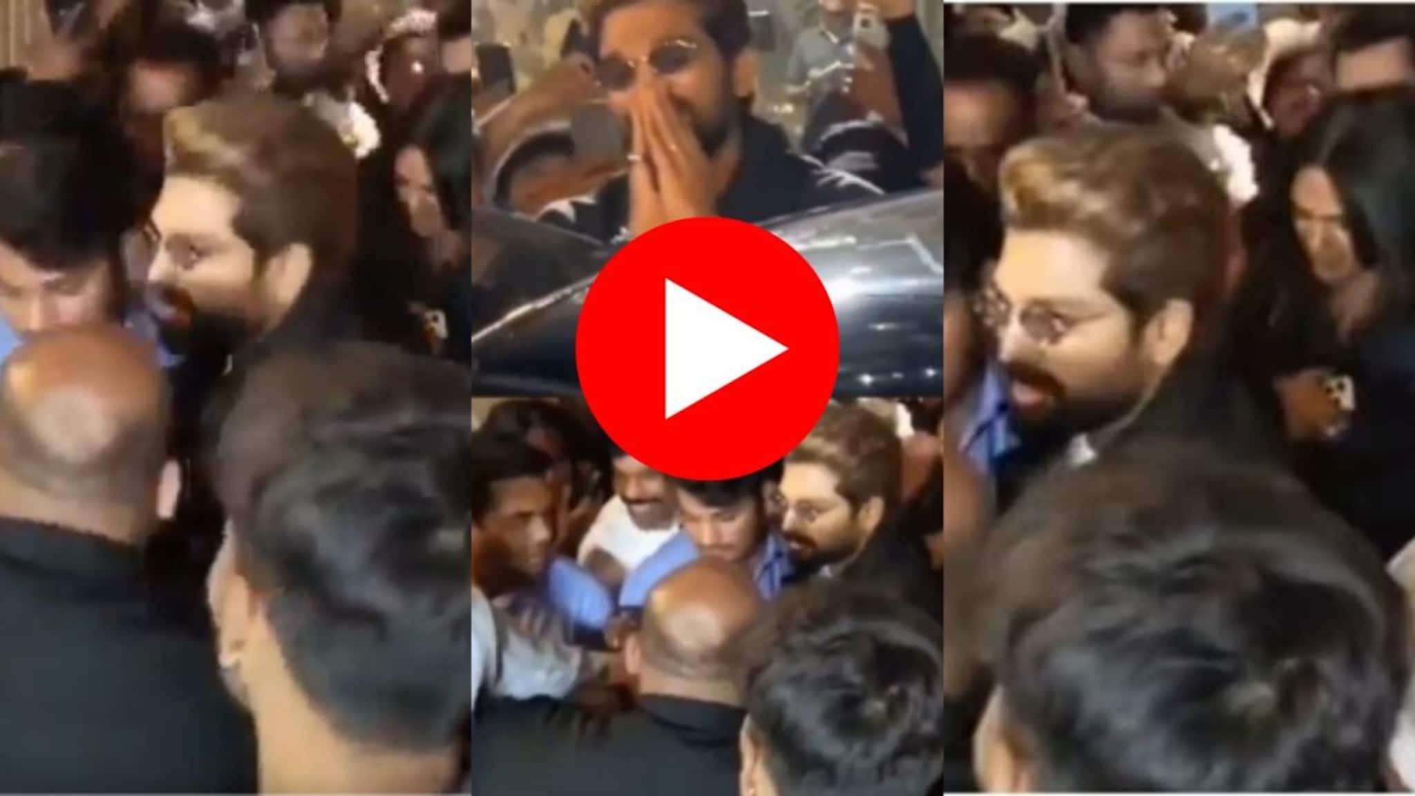 अल्लू अर्जुन गर्दीत अडकला, बायकोला वाचवण्यासाठी 'पुष्पा'ने अक्षरश: हात जोडले अल्लू अर्जुन गर्दीत अडकला, बायकोला वाचवण्यासाठी 'पुष्पा'ने अक्षरश: हात जोडले