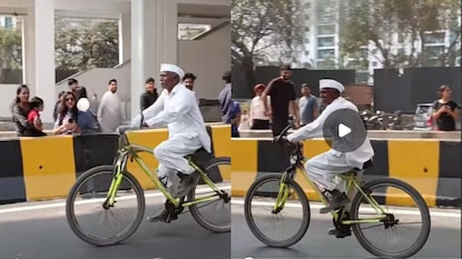 Pune Grand Tour 2026: 'आप्पांचा विषय लय हार्ड' पुण्यात सायकल स्पर्धेत 'ग्रँड एंट्री' मारणारे हेच ते बाळू आप्पा, म्हणाले... Pune Grand Tour 2026: 'आप्पांचा विषय लय हार्ड' पुण्यात सायकल स्पर्धेत 'ग्रँड एंट्री' मारणारे हेच ते बाळू आप्पा, म्हणाले...