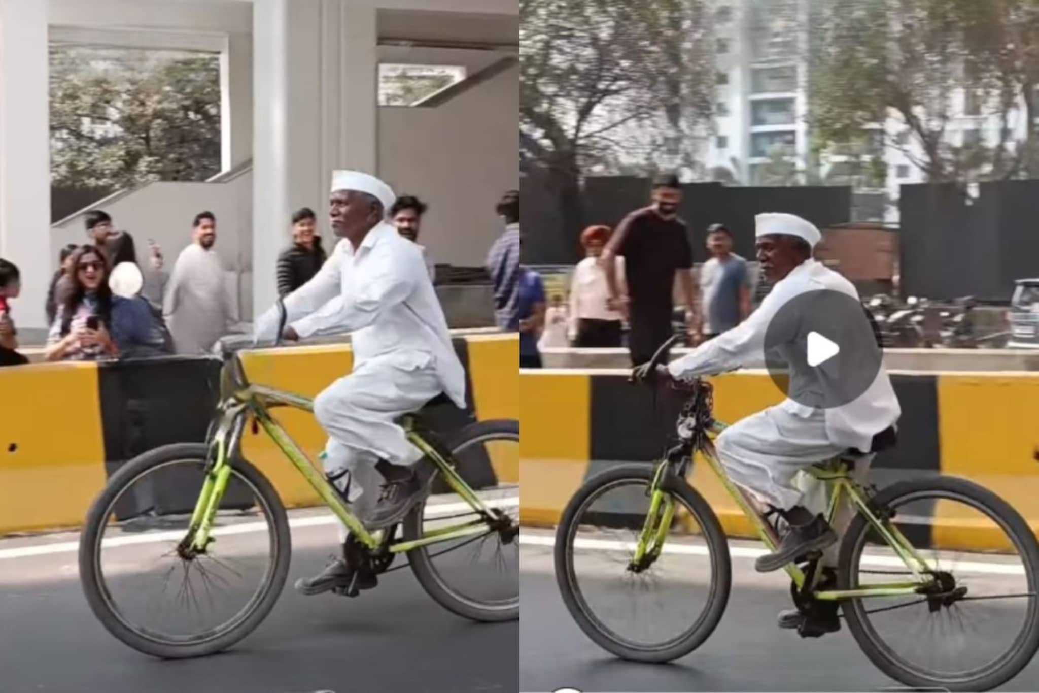 'आप्पांचा विषय लय हार्ड' सायकल स्पर्धेत 'ग्रँड एंट्री' मारणारे हेच बाळू आप्पा, म