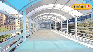 वांद्रे पूर्व येथील नव्याने उभारलेला बीएमसी स्कायवॉक, 26 जानेवारीपासून प्रवाशांसाठी खुला होणार आहे.