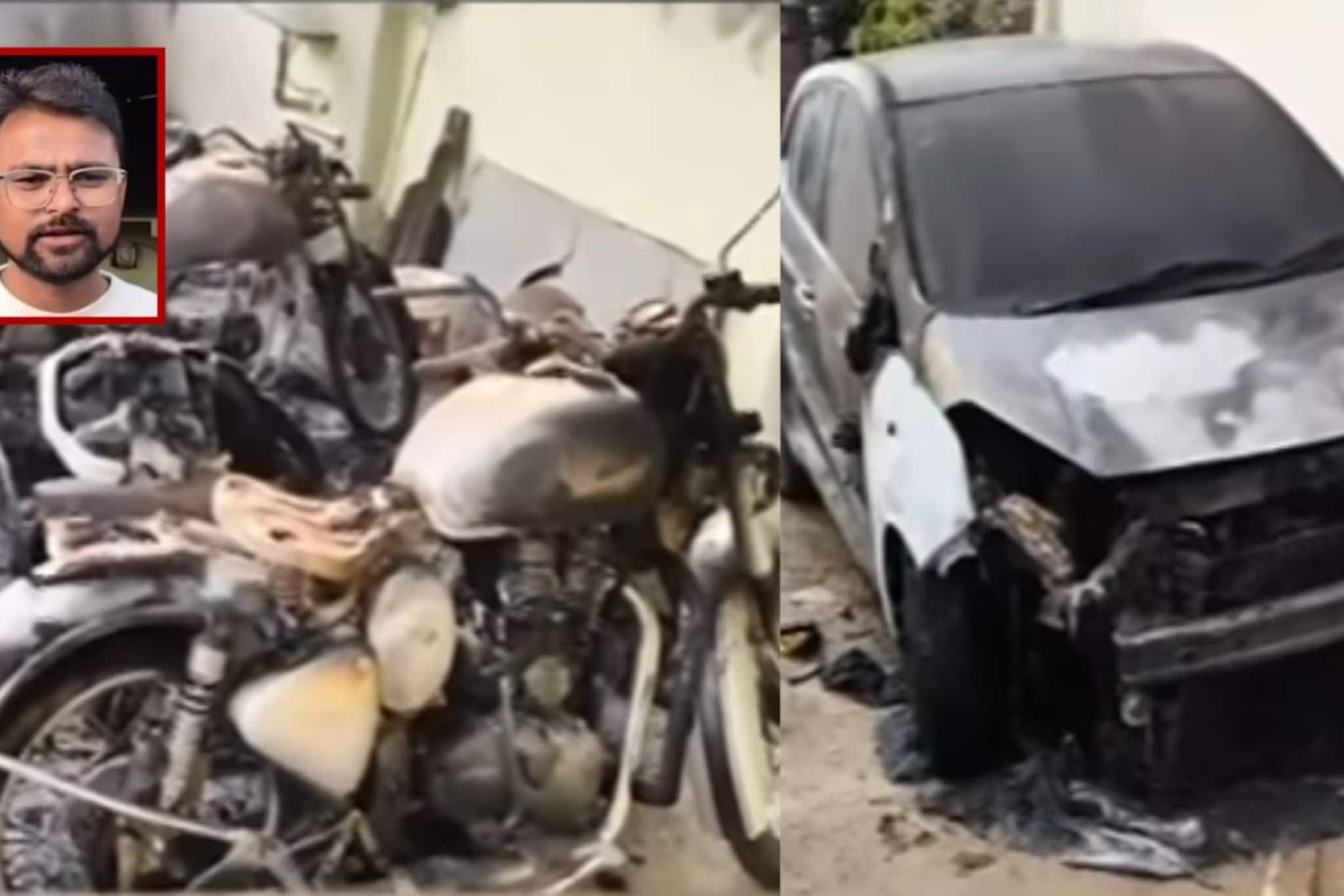 ग्रामपंचायत सदस्याच्या कुटुंबाला जिवंत जाळण्याचा डाव, घरावर फेकले पेट्रोल बॉम्ब