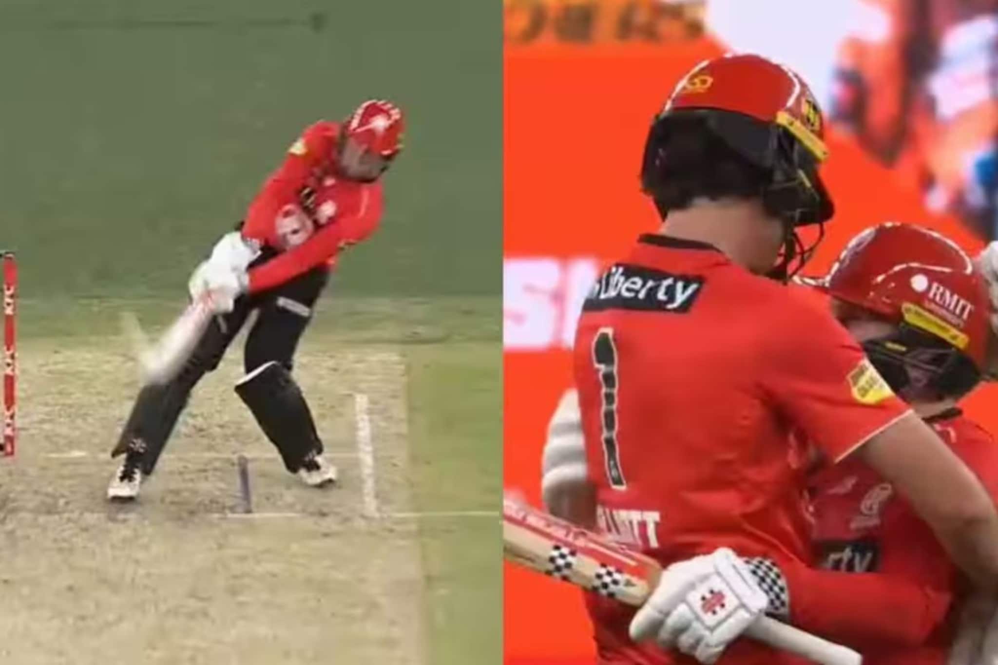 1 बॉलमध्ये हव्या होत्या 4 रन... 19 वर्षांच्या खेळाडूने मारला असा शॉट, Video 1 बॉलमध्ये हव्या होत्या 4 रन... 19 वर्षांच्या खेळाडूने मारला असा शॉट, Video