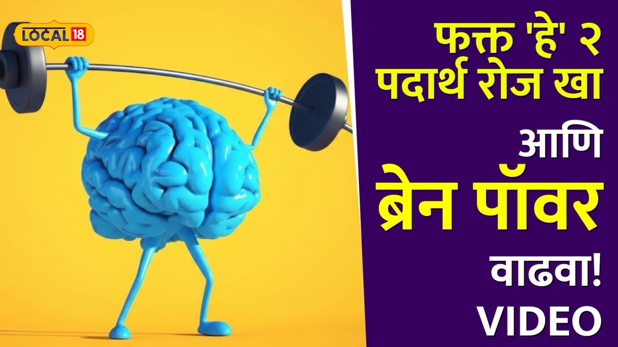 फक्त \\\'हे\\\' 2 पदार्थ रोज खा आणि 10 पटीने ब्रेन पॉवर वाढवा!Video