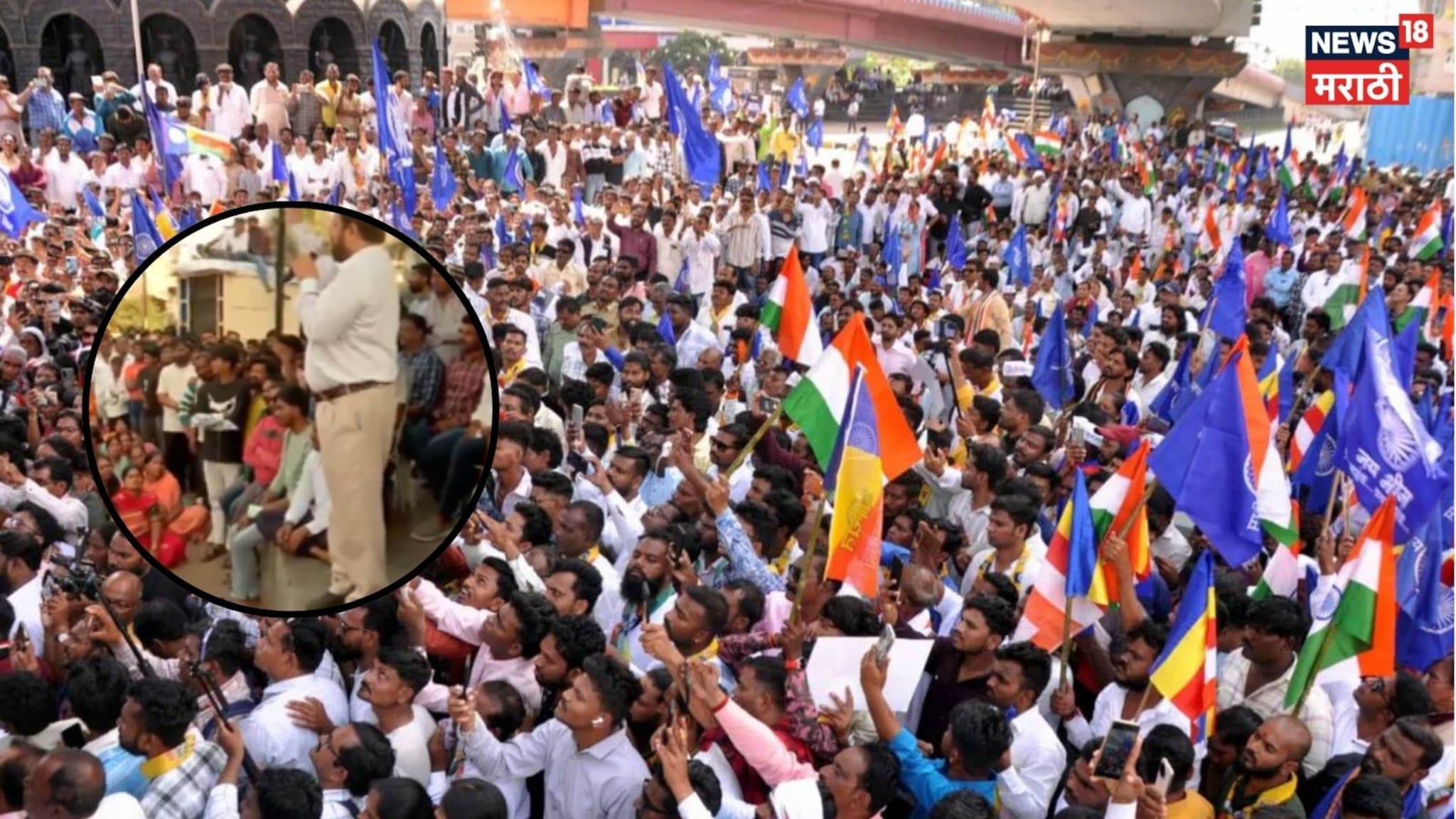 EVM मशीन बदलली,भाजप उमेदवाराच्या विजयावर आक्षेप ,वंचितचे कार्यकर्ते आक्रमक, VIDEO 