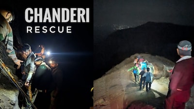 Overnight Chanderi Fort Rescue: Volunteers Battle Odds to Save Injured Trekker