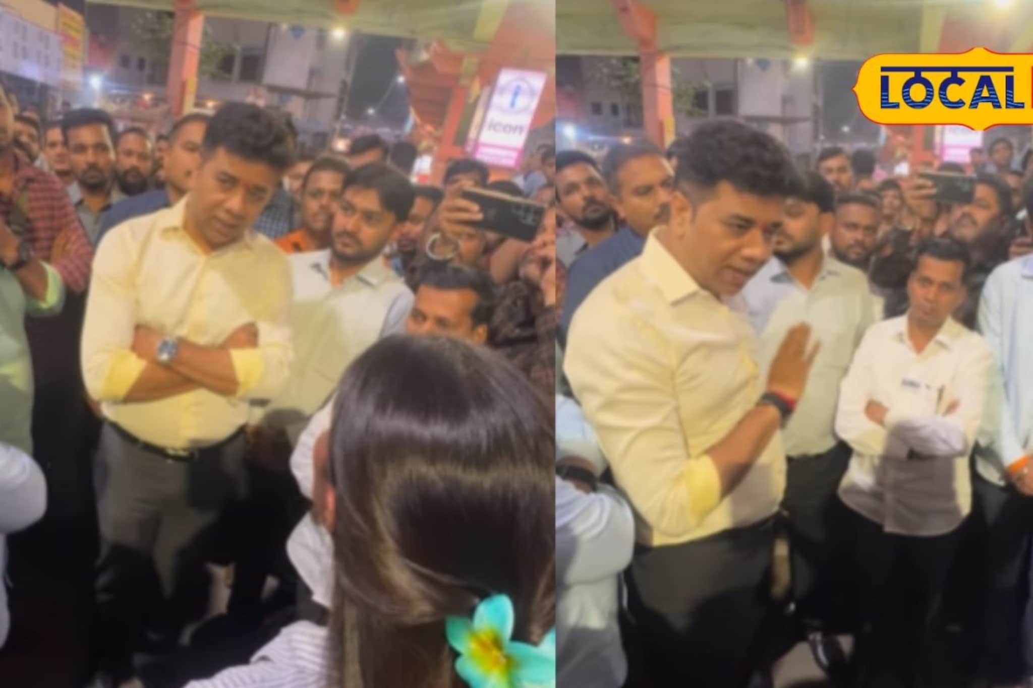 मराठी मुलीचा स्टॉल हटवणाऱ्या अधिकाऱ्यांचा अविनाश जाधवांनी काढला धूर