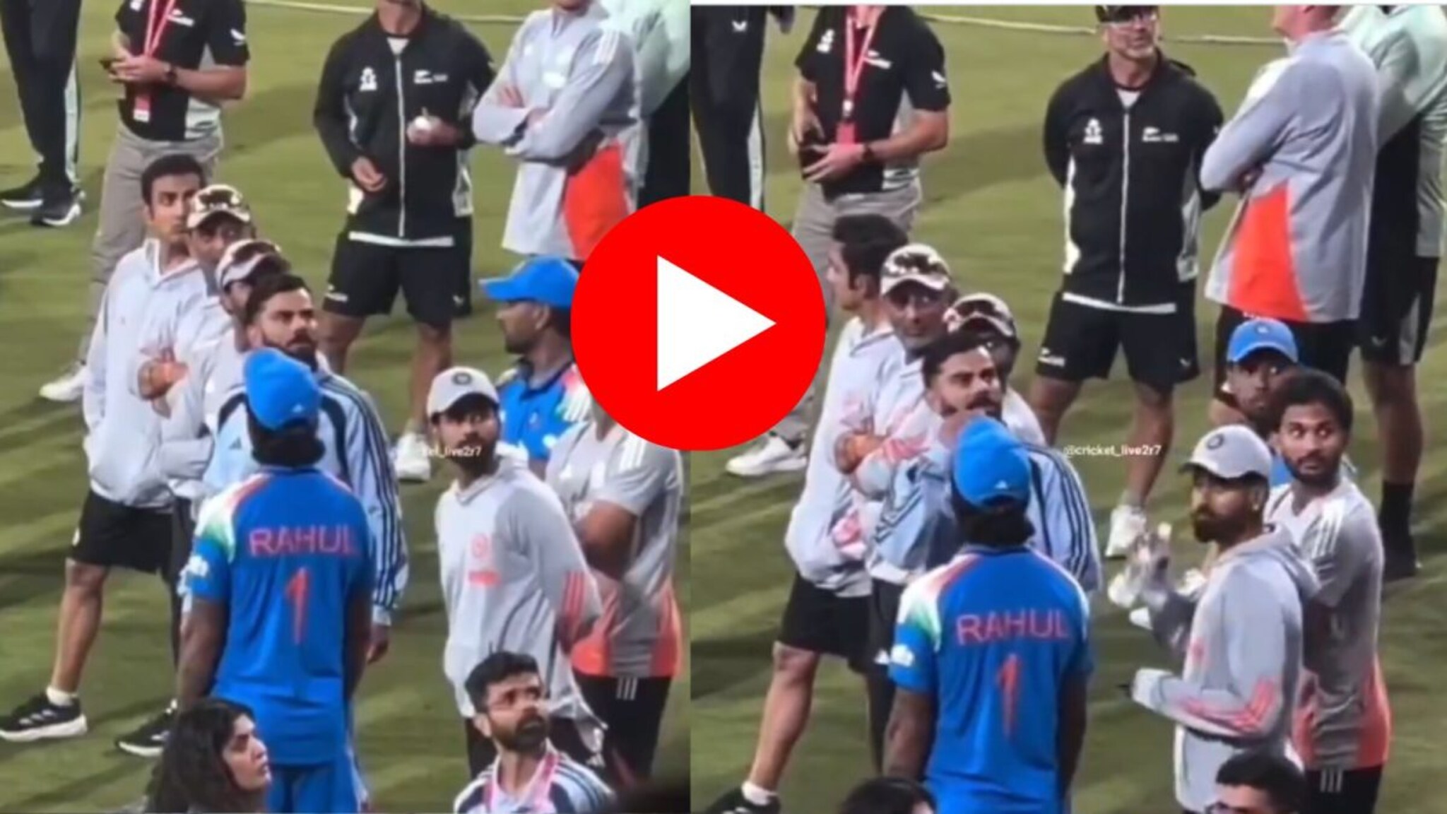 VIDEO :  गंभीर विरोधात जोरदार घोषणाबाजी, चाहत्यांना कुणीच अडवलं नाही, शेवटी एकटाच पुढे आला,कोचची बाजू घेणारा 'तो' कोण?