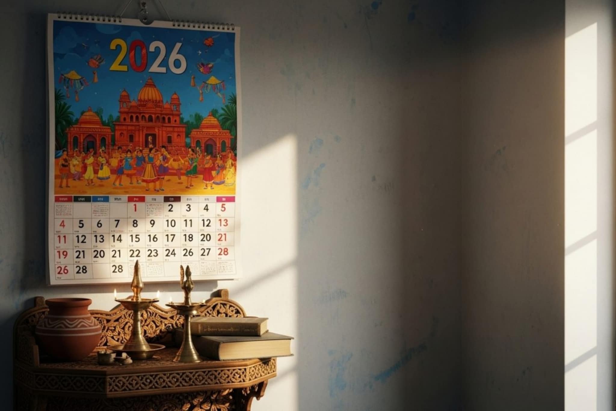 इथं-तिथं कुठंही टांगू नका! नवीन वर्षाचं कॅलेंडर लावण्यासाठी या दिशेची भिंत शुभ